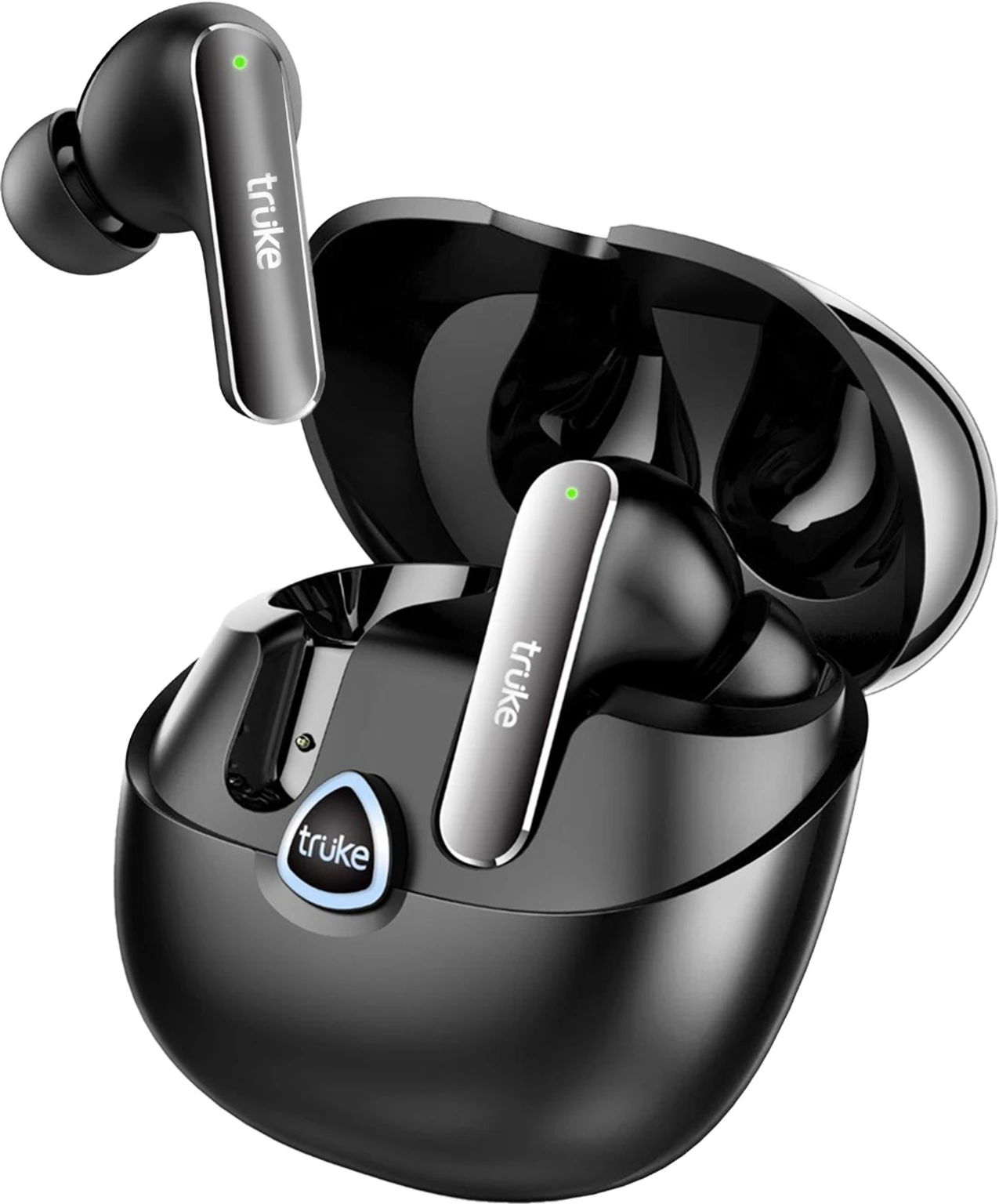 truke Buds F1 Ultra with 60 Hours Playtime, Spatial Audio, 13mm Drivers, Multi-modes Bluetooth Headset (Black, True Wireless)