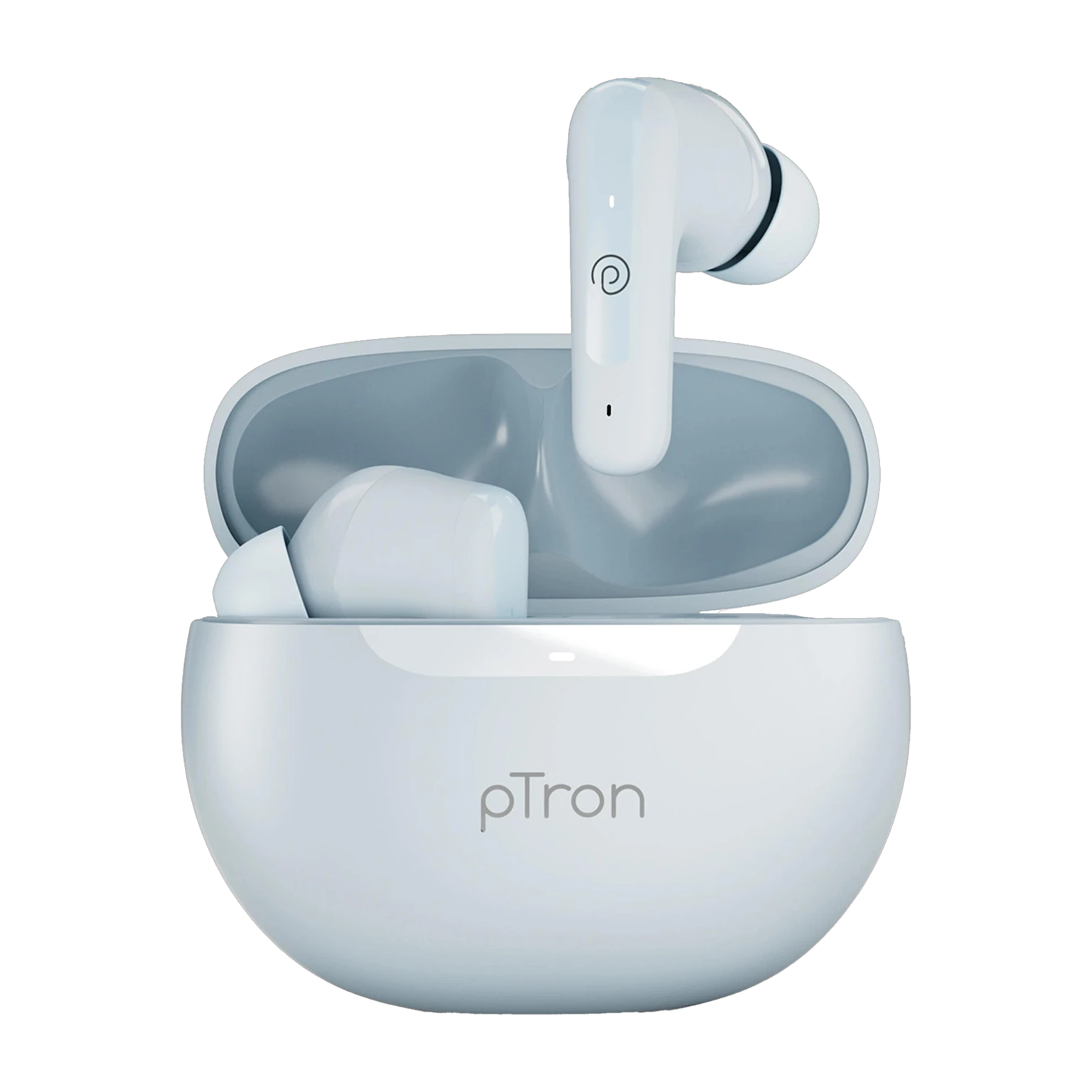 PTron Vibe w/ 50hrs Playtime, Mobile App, Clear Calls, 13mm Drivers, BT5.3 Bluetooth Headset , (True Wireless)